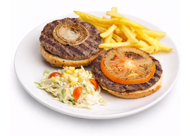 Burger plate