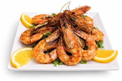 Grilled shrimps