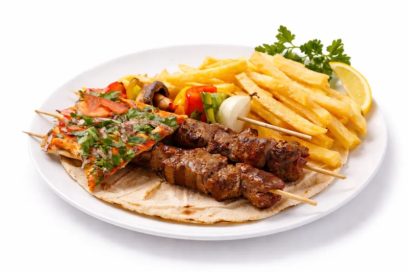 Lahme kebab grilled